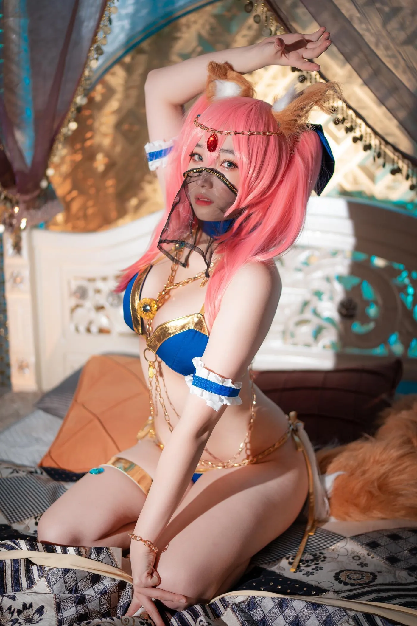 Bambi밤비 – NO.76 [CreamSoda] Cosplay Tamamo  Kama FGO [40P]插图7